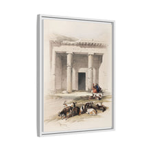 Entrance to the caves of Beni Hasan illustration by David Roberts (1796–1864)