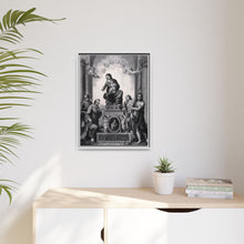 Saint Mary (the Blessed Virgin) with the Christ Child and Saint Antony of Padua, Saint Francis of Assisi, Saint Catherine of Alexandria, Saint John the Baptist and angels.