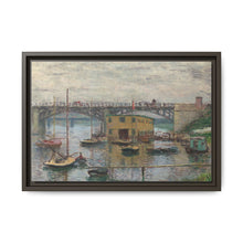 Claude Monet's Bridge at Argenteuil on a Gray Day (1876) - NOMADEN ART GALLERY