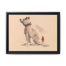 A Terrier, Sitting, Facing Left - NOMADEN ART GALLERY