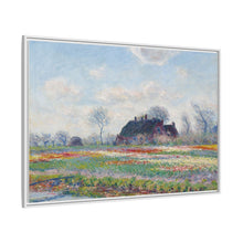 Claude Monet's Tulip Fields at Sassenheim (1886). Original from the Sterling and Francine Clark Art Institute. - NOMADEN ART GALLERY