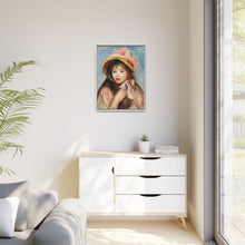 Mädchen mit rosa Haube (Jeune fille au chapeau rose) (1894) von Pierre-Auguste Renoir