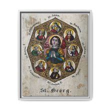 Saint George and Saint Antony of Padua, Saint Catherine of Alexandria, Saint Peter the Apostle, Saint Philomena, Saint Anne, Saint Barbara, Saint John the Baptist and Saint Agnes - NOMADEN ART GALLERY