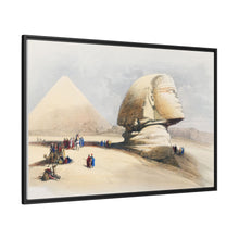 The Great Sphinx Pyramids of Gezeeh illustration bby David Roberts (1796–1864)