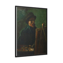 Vincent van Gogh's Self-Portrait with Dark Felt Hat at the Easel (1886) - NOMADEN ART GALLERY