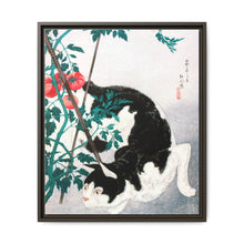Cat with Tomato Plant (1931) print in high resolution by Hiroaki Takahashi - NOMADEN ART GALLERY