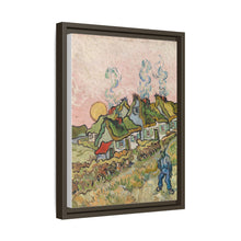 Houses and Figure by Vincent van Gogh - NOMADEN ART GALLERY