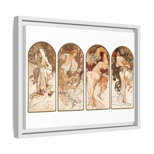 Alphonse Maria Mucha's The Seasons (1897). Famous Art Nouveau artwork