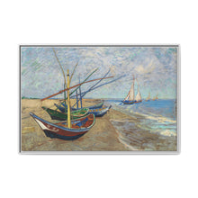 Vincent van Gogh's Fishing Boats on the Beach at Saintes-Maries (1888) - NOMADEN ART GALLERY