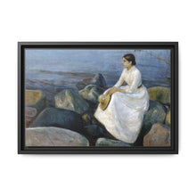 Summer night, Inger on the beach (1889) by Edvard Munch - NOMADEN ART GALLERY