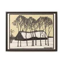 Farm in the snow (1918) by Julie de Graag - NOMADEN ART GALLERY
