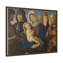 Madonna and Child with Four Saints (ca. 1500 (Renaissance)) by Vincenzo di Biagio Catena and After Giovanni Bellini