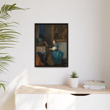 La joven sentada ante un virginal, de Johannes Vermeer (ca. 1670-1672) 