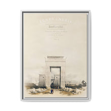 Great gateway leading to the Temple of Karnak Thebes illustration by David Roberts (1796–1864) - NOMADEN ART GALLERY