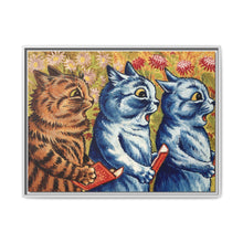 Three cats singing. Gouache by Louis Wain, 1925/1939 - NOMADEN ART GALLERY