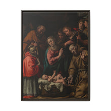 Adoration of the Shepherds with Saints Francis and Saint Carlo Borromeo by Antonio d Enrico called Tanzio da Varallo - NOMADEN ART GALLERY