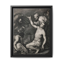 The martyrdom of Saint Laurence of Rome. Etching after J. Ribera. - NOMADEN ART GALLERY