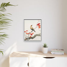 Japanese plague bird on maple (1900 - 1936) by Ohara Koson