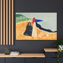 Two Women on the Shore (1898) by Edvard Munch - NOMADEN ART GALLERY