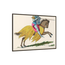 French Knight, 14th Century: Vintage Equestrian Art by Paul Mercuri (1860)