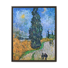 Vincent van Gogh's Road with Cypress and Star (1890) - NOMADEN ART GALLERY