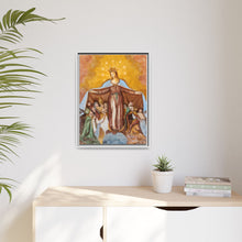 Fresco of Virgin-of-Mercy on the northern wall of the subsidiary church Saint Anna in Saager