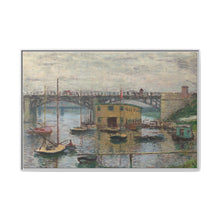 Claude Monet's Bridge at Argenteuil on a Gray Day (1876) - NOMADEN ART GALLERY