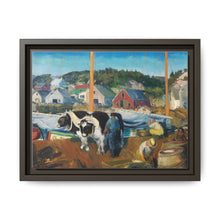 Ox Team, Wharf at Matinicus (1916) - NOMADEN ART GALLERY