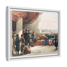 Interview with The Viceroy of Egypt at His palace at Alexandria illustration by David Roberts (1796–1864)