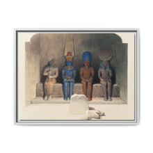 Sanctuary of the Temple of Aboo Simbel Nubia illustration by David Roberts (1796–1864) - NOMADEN ART GALLERY