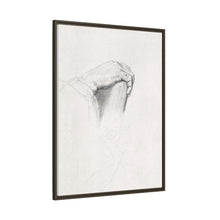 La mano de Poussin, según Ingres (ca. 1875-1877) de Georges Seurat