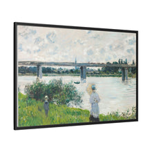 Claude Monet's The Promenade with the Railroad Bridge, Argenteuil (1874) - NOMADEN ART GALLERY
