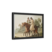 Illustration of farmers from The Costume of Yorkshire (1814) by George Walker