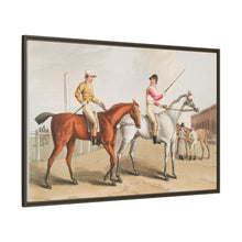 Illustration of jockies from The Costume of Yorkshire (1814) by George Walker