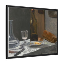 Claude Monet's Still Life with Bottle, Carafe, Bread, and Wine (ca. 1862-1863) - NOMADEN ART GALLERY