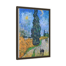 Vincent van Gogh's Road with Cypress and Star (1890) - NOMADEN ART GALLERY