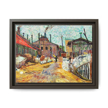 The Factory (1887) by Vincent Van Gogh - Timeless Wall Art Canvas - NOMADEN ART GALLERY