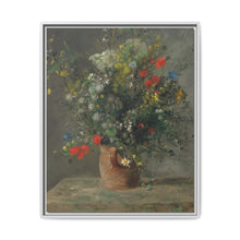 Flowers in a Vase (c. 1866) painting in high resolution by Pierre-Auguste Renoir - NOMADEN ART GALLERY