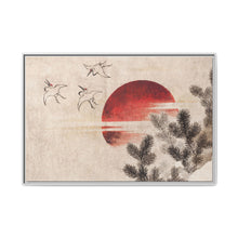 Katsushika Hokusai's birds and sunset, from Album of Sketches (1814) - NOMADEN ART GALLERY
