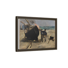 Tarring the Boat (Le Bateau goudronné) de Édouard Manet