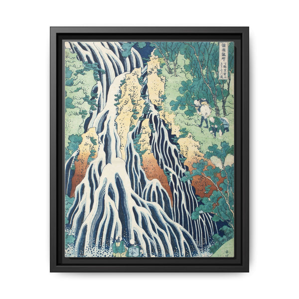 Falling Mist Waterfall at Mount Kurokami in Shimotsuke Province, from the series A Tour of Waterfalls in Various Provinces, 1832/1833. - NOMADEN ART GALLERY