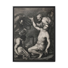 The martyrdom of Saint Laurence of Rome. Etching after J. Ribera. - NOMADEN ART GALLERY