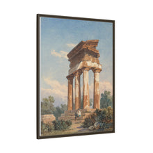 A Temple Ruin in Agrigento (c. 1825) by Carl Wilhelm Götzloff: A Classical Landscape