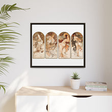 Alphonse Maria Mucha's The Seasons (1897). Famous Art Nouveau artwork