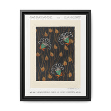 Art Deco Flower pattern pochoir print in oriental style. Original from our own 1914 edition of Samarkande - NOMADEN ART GALLERY