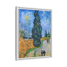 Vincent van Gogh's Road with Cypress and Star (1890) - NOMADEN ART GALLERY