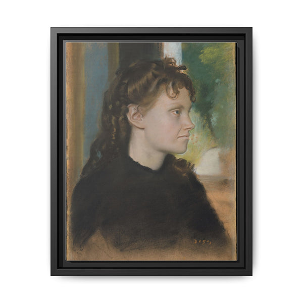 Madame Théodore Gobillard (Yves Morisot) (1869) by Edgar Degas. - NOMADEN ART GALLERY