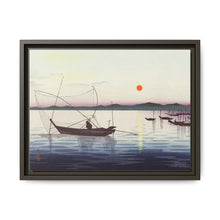 Boats and setting sun (1900 - 1936) by Ohara Koson - NOMADEN ART GALLERY