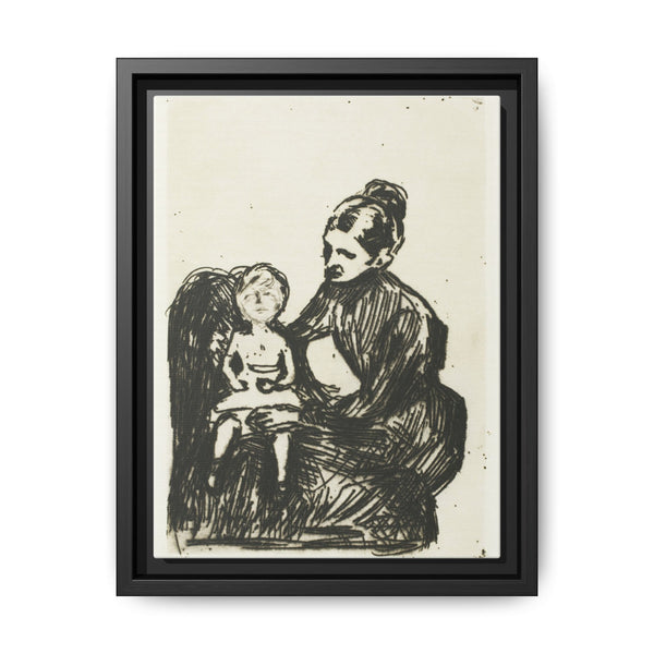 Nurse with a Boy / The Mother and the Crying Child (1902) by Edvard Munch. - NOMADEN ART GALLERY