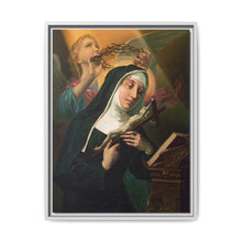 Female Saint Holding Crucifix with Crown of Thorns - NOMADEN ART GALLERY